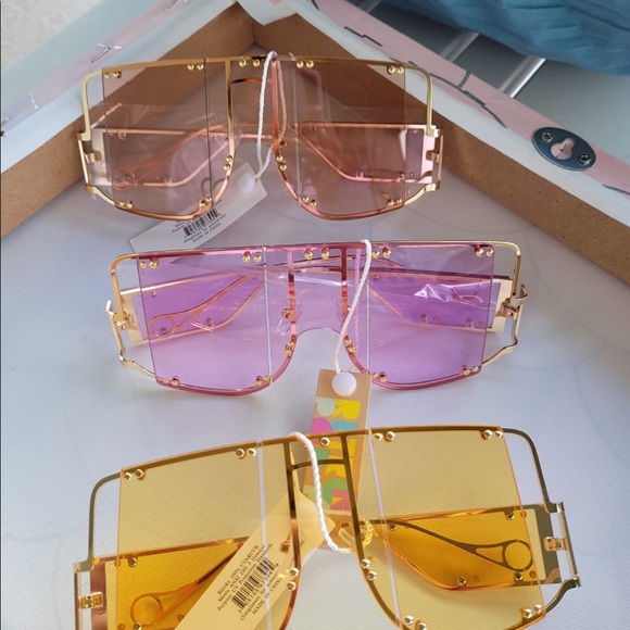 2020 woman square style fashion luxury sunglasses - Picture 4 of 5